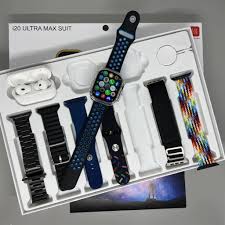 I20 Ultra Max Suit 10 in 1 Smart Watch With Airpods