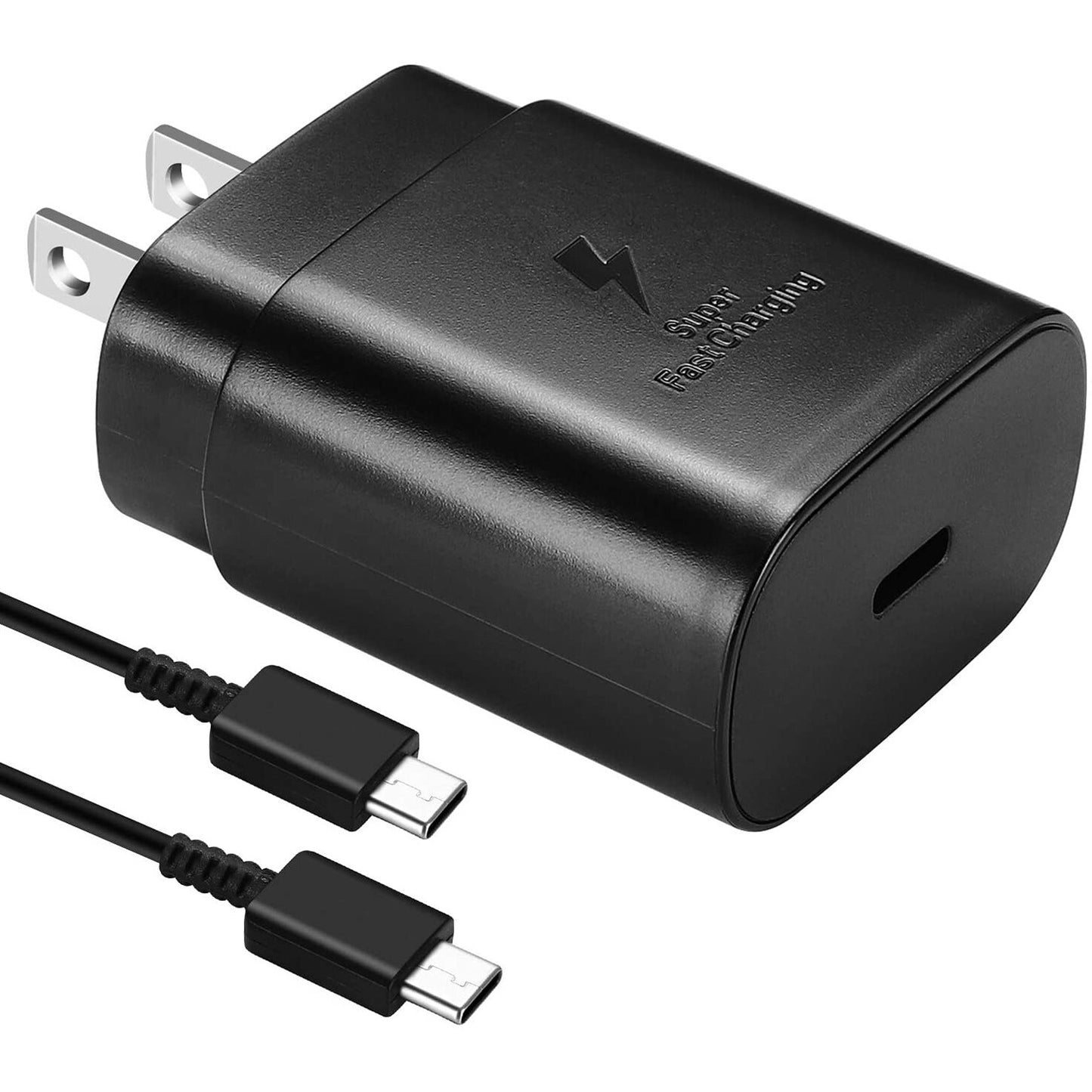 Samsung 45W Super Fast Charger with USB-C to USB-C Cable | Original & Sealed | PD Super Fast Charging