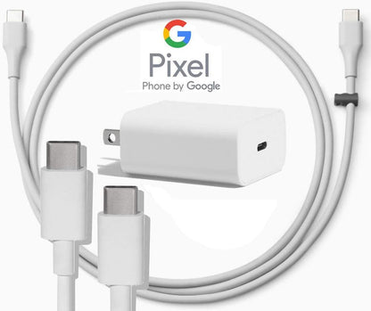 Pack of 2 : Google 30W USB-C Fast Charging Adapter With CABLE