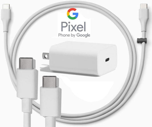 Pack of 2 : Google 30W USB-C Fast Charging Adapter With CABLE